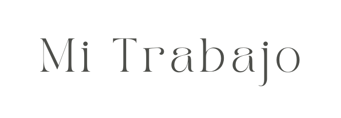 Mi Trabajo
